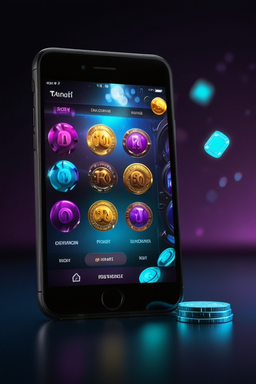 Smartphone con app casino Boomerang Bet
